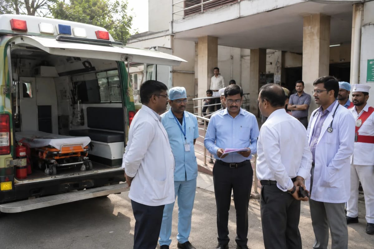 एंबुलेंस में देरी पर ₹2.23 लाख का अर्थदंड, कलेक्टर ने दी सख्त हिदायत