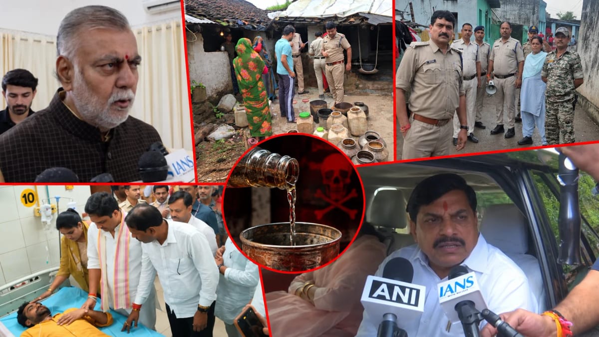 बंडा जहरीली शराब कांड के बाद बड़ा एक्शन: आबकारी अधिकारियों व थाना प्रभारियों पर कार्रवाई, दमोह में भी अवैध शराब के खिलाफ छापेमारी